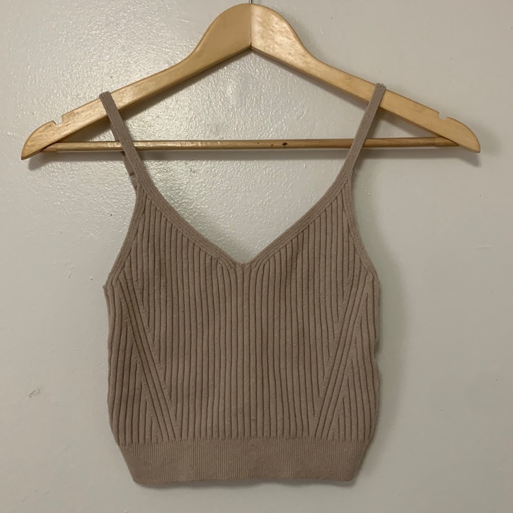 Stretch Knot Crop Tank Top | Abercrombie & Fitch